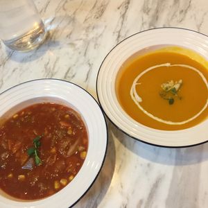 Christmas dinner set - soups at Green Common Kind Kitchen - Nan Fung Place in Hong Kong Island