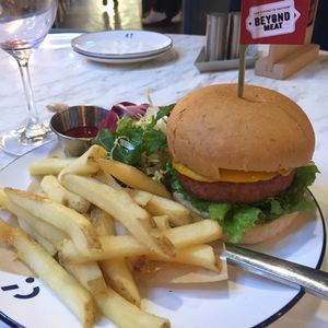 Christmas dinner set - beyond cheeseburger  at Green Common Kind Kitchen - Nan Fung Place in Hong Kong Island