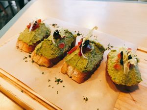 Black truffle toast at Green Common Kind Kitchen - Nan Fung Place in Hong Kong Island