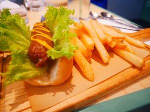 Hotdog.  at Green Common Kind Kitchen - Nan Fung Place in Hong Kong Island