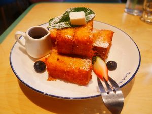 French toast.  at Green Common Kind Kitchen - Nan Fung Place in Hong Kong Island