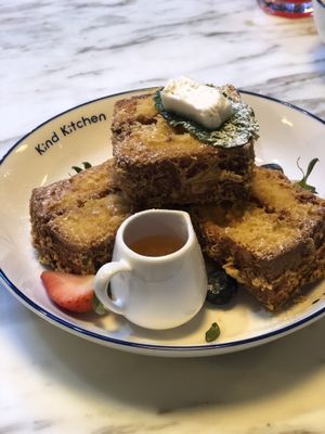 French toast  at Green Common Kind Kitchen - Nan Fung Place in Hong Kong Island