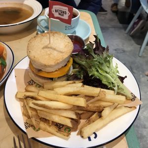 Veggie breakfast muffin at Green Common Kind Kitchen - Nan Fung Place in Hong Kong Island