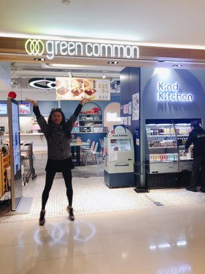 Happy to visit here finally!  at Green Common Kind Kitchen - Nan Fung Place in Hong Kong Island