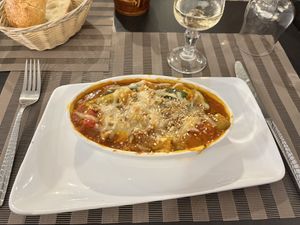 Vegan gratin  at Au Potiron in Strasbourg