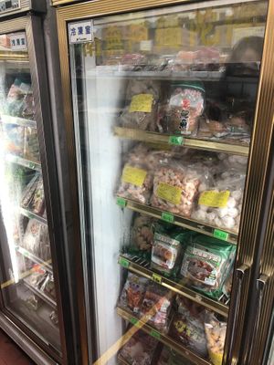 more frozen mock meats (selection is HUGE 😊 many fridges, can’t possibly take pics of all of them) at Kian Joo Vegetarian Food Supply Centre 健裕斋料供应商 in East Singapore