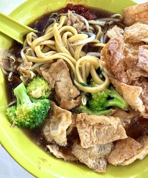 Vegetarian Lor Mee (requested no mock meat)   at Ji Xiang 吉祥素 - Bukit Batok in West Singapore