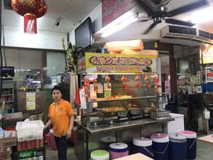 Stall at Success Vegetarian 成功素食 in West Singapore