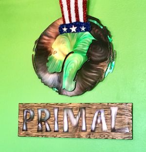 Primal Logo at Primal Juice and Smoothies in San Antonio