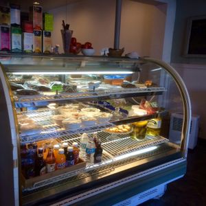 Beautifully appetizing salads, desserts, and more! at The Tin Thistle Garden Cafe in North Bend