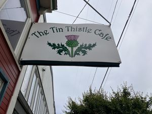   at The Tin Thistle Garden Cafe in North Bend