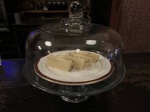 halvah on display  at Mamoun's Restaurant in Albany