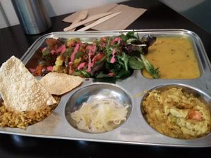 Ayurvedic plate  at Nalinis Wholesome Streetfood - Bondi Junction in Bondi Junction