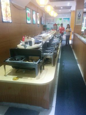 the buffet at Fu Tian Yuan in Shanghai