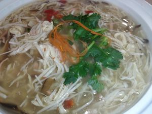 braised shark fin with vegan crabmeat soup at Supreme Vege 善心缘 - Bras Basah in Central Singapore