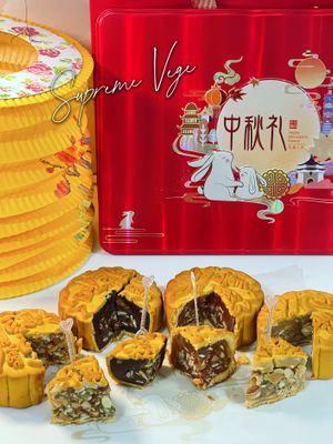 Seasonal Mooncakes   at Supreme Vege 善心缘 - Bras Basah in Central Singapore