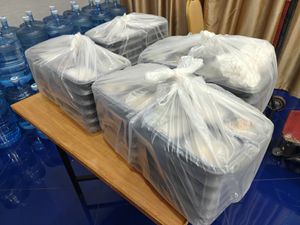 Bento set delivery at Supreme Vege 善心缘 - Bras Basah in Central Singapore