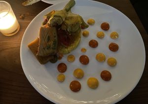 Paella  at Avant Garden in New York City