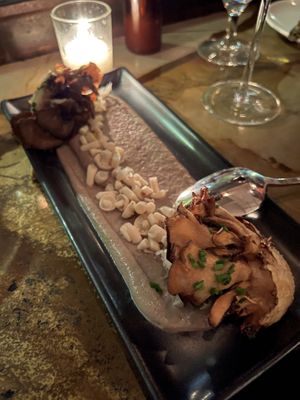 hen of the woods  at Avant Garden in New York City