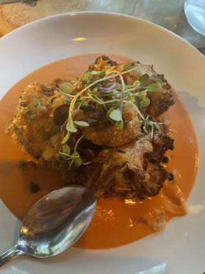 Scorched cauliflower. Delicious!  at Avant Garden in New York City