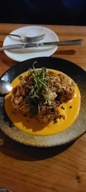 Scorched cauliflower at Avant Garden in New York City