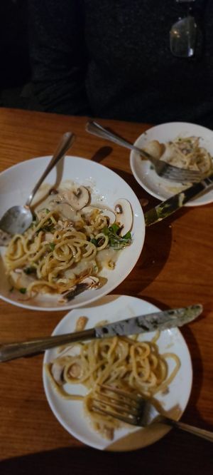 Cacio spaghetti at Avant Garden in New York City