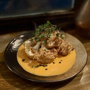 Scorched cauliflower  #Veganuary at Avant Garden in New York City