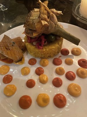 Paella  at Avant Garden in New York City