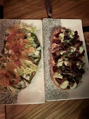 Artichoke and Roasted Beet Toasts   at Avant Garden in New York City