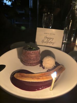 Chocolate fondue   at Avant Garden in New York City