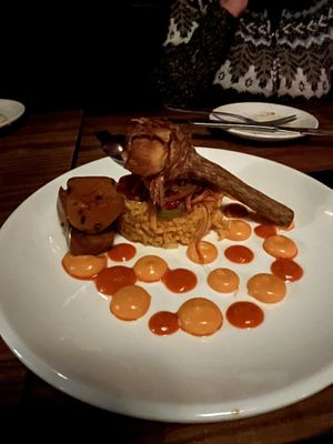 Artichoke paella   at Avant Garden in New York City