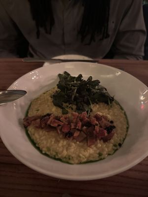  Risotto with mushroom at Avant Garden in New York City
