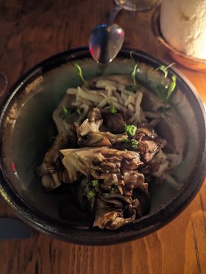 Hen of the woods - yum at Avant Garden in New York City
