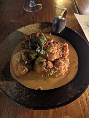 Scorched cauliflower - my favourite meal in NYC😍 at Avant Garden in New York City