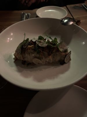 Celery root pasta  at Avant Garden in New York City