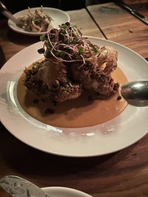 Roasted cauliflower   at Avant Garden in New York City