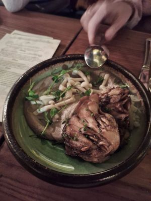 hen of the woods at Avant Garden in New York City