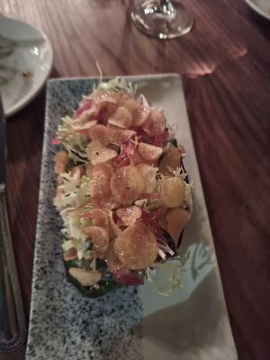 Artichoke toast at Avant Garden in New York City