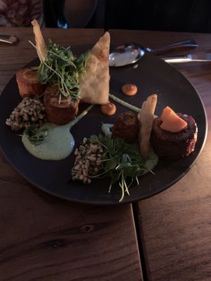 Carrot and farro  at Avant Garden in New York City