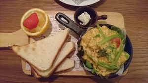 Breakfast Set at Kaya Kaya Cafe in Taipei