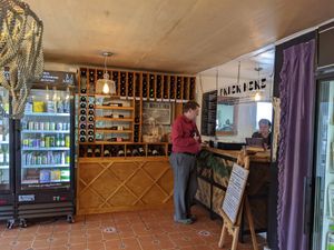 Food ordering at Real Raw Organics in Ocean City