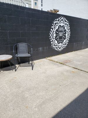 Outdoor area at Real Raw Organics in Ocean City