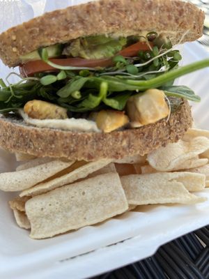 Sunshine with tempeh   at Real Raw Organics in Ocean City
