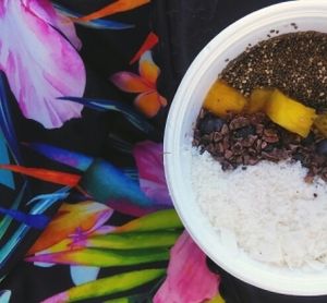 Acai Bowl  at Real Raw Organics in Ocean City