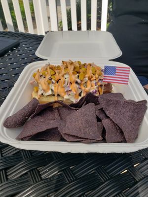 4th of July Slaw Dog! at Real Raw Organics in Ocean City
