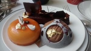 Pastries (other side) at Shangri-La Hotel - La Bauhinia in Paris
