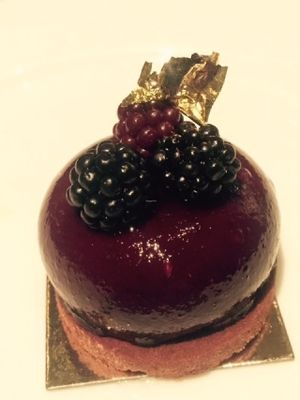 Fine pastry at the Vegan Tea Time at the Shangri-La Paris at Shangri-La Hotel - La Bauhinia in Paris