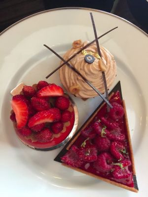 Pastries at the Vegan High Tea at the Sangri-La Paris at Shangri-La Hotel - La Bauhinia in Paris