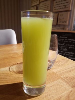 Juice of the day at Vegan Gorilla in Nice