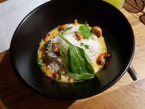 Coconut Curry at Vegan Gorilla in Nice